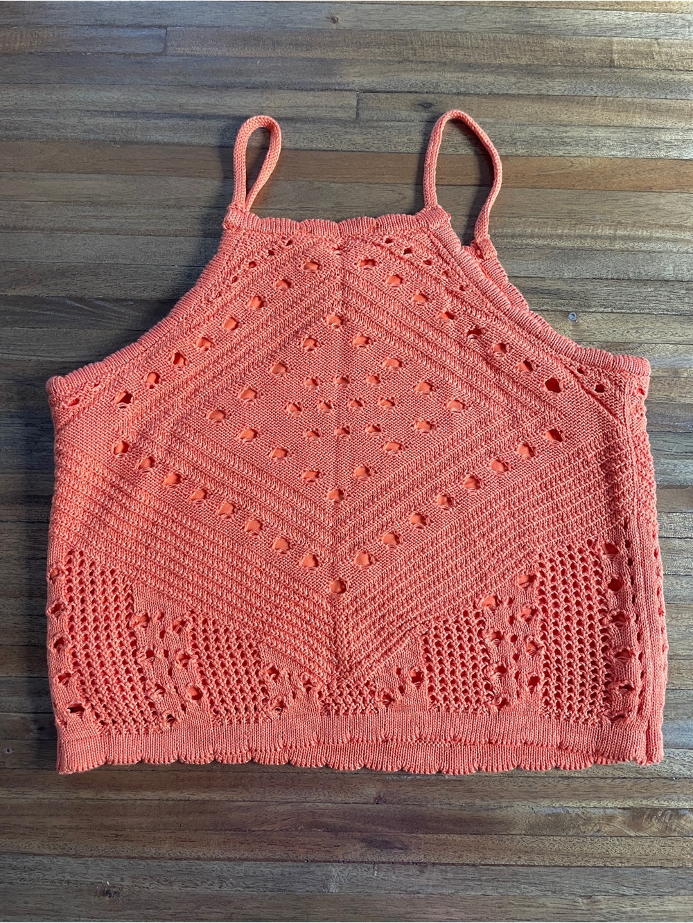 🩷Sale🩷 NWOT Beautiful Crocheted Knit Set with Long Skirt and Cropped Top - Med - Picture 3 of 8